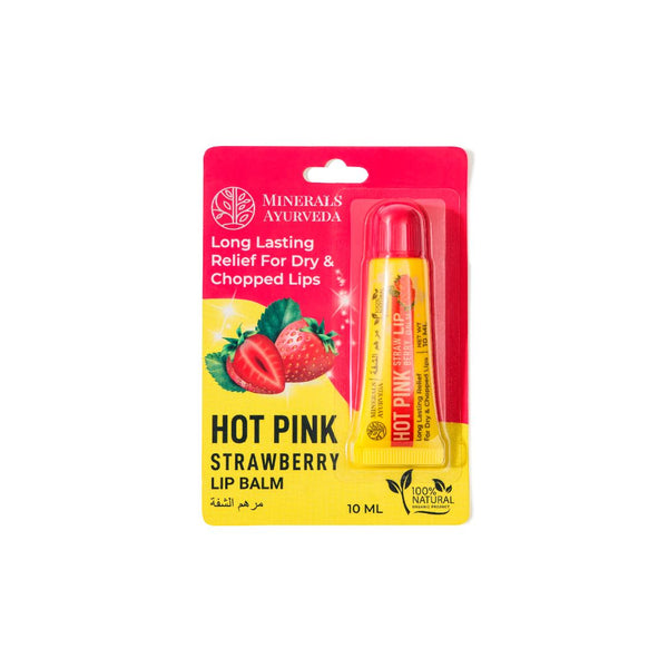 Lip Balm- Hot Pink Strawberry