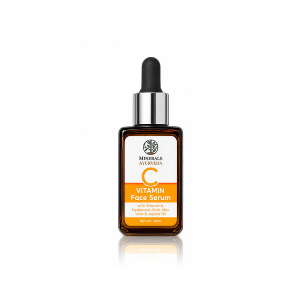 Vitamin C Face Serum – Brightening & Hydrating Formula with Hyaluronic Acid, Vitamin E, Aloe Vera & Jojoba Oil (30ml)